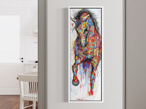 RAINBOW HORSE 2 OF 2 - CANVAS WALL ART