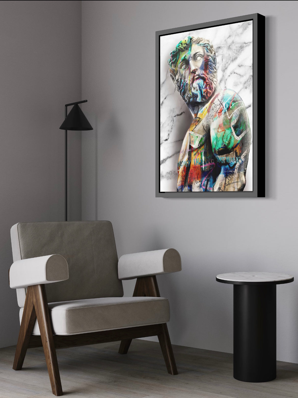 Greek God - 1 of 2  CANVAS WALL ART